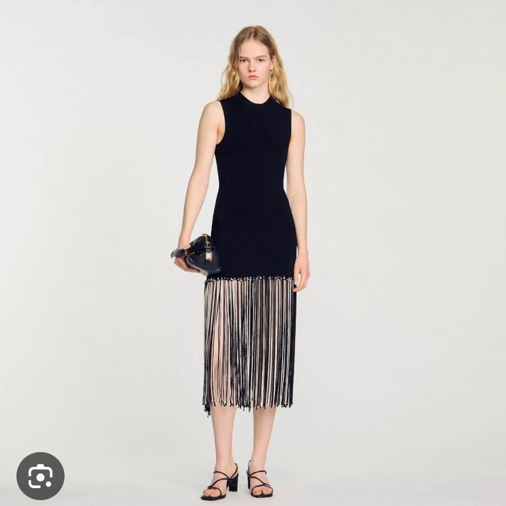 Sandro fringe dress